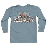 Great Outdoors Long Sleeve Tee - Dusty Blue