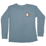 Great Outdoors Long Sleeve Tee - Dusty Blue