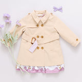 Girls Trudy Trench Coat - Beige