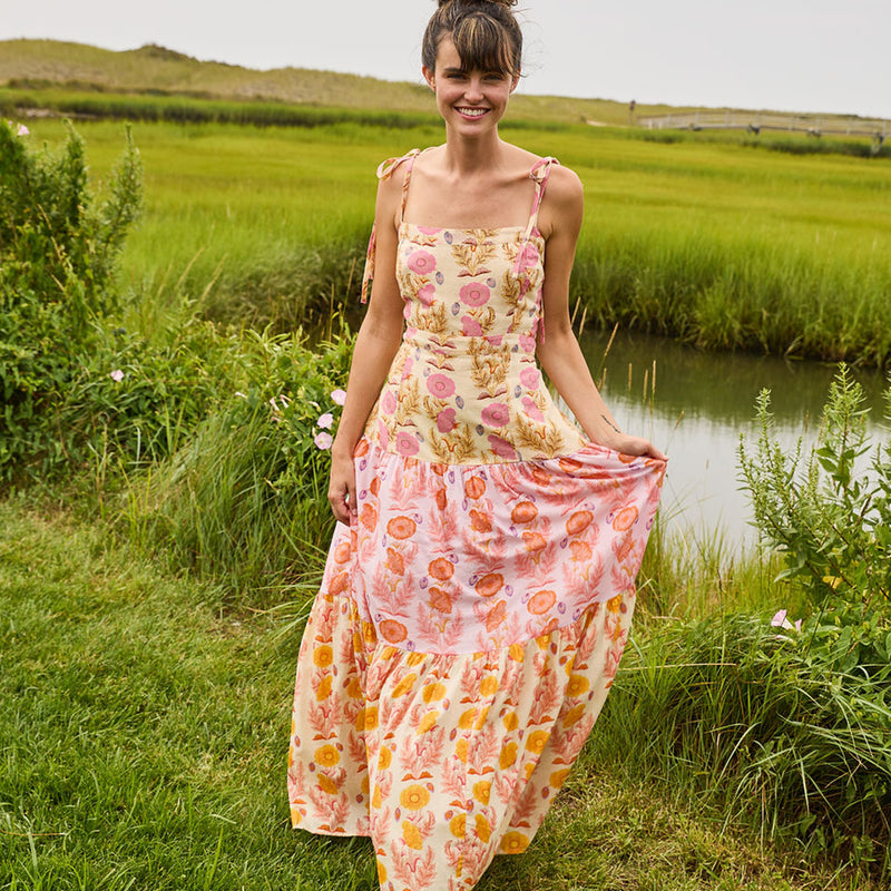 Womens Marilyn Dress - Gilded Floral Mix