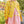 Girls Dalia Diamond Sweater - Yellow Floral Embroidery