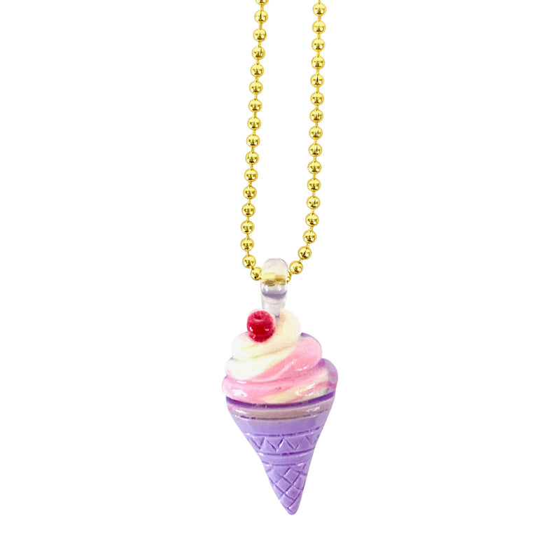 Pink Chicken Pop Cutie Gacha Pastel Ice Cream Kids Necklaces 