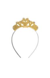 Pink Chicken Crown Glitter Gold Headband 