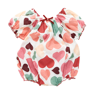 Baby Girls Lexi Bubble - Vintage Hearts