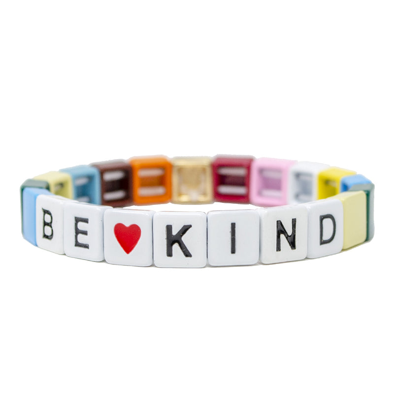 Pink Chicken Rainbow Inspire Bracelet: Be Kind 