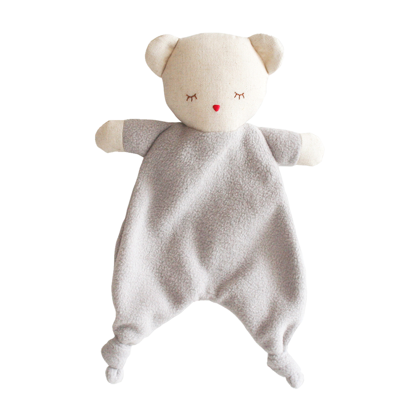 Pink Chicken Baby Bear Comforter - Grey 