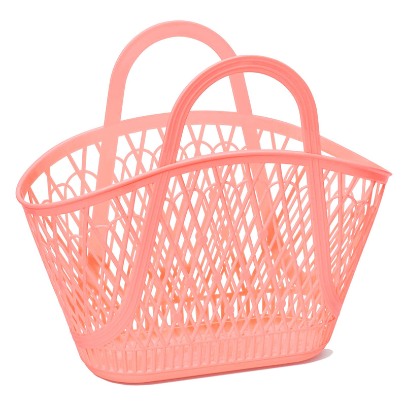 Pink Chicken Betty Basket - Peach 