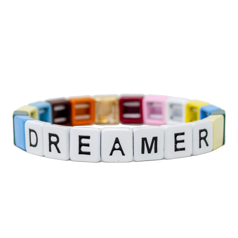 Pink Chicken Rainbow Inspire Bracelet: Dreamer 