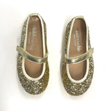 Pink Chicken Glitter Mary Jane - Gold 21 