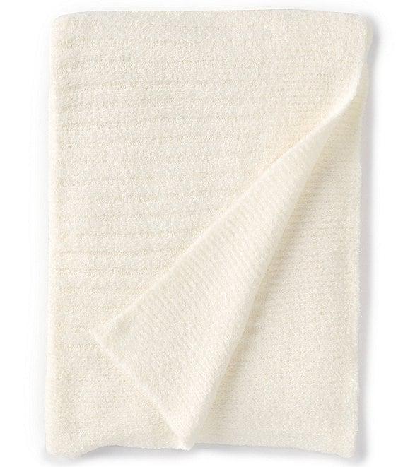 Pink Chicken Barefoot Dreams - CozyChic Lite Ribbed Blanket Pearl 