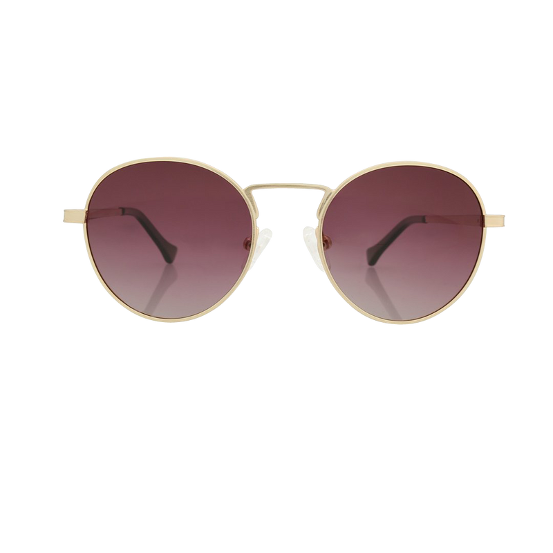 Pink Chicken Parker Sunglasses - Brushed Gold 
