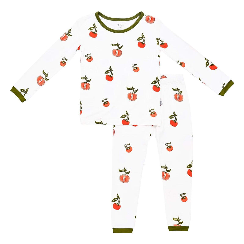 Pink Chicken Printed Toddler Pajama Set - Persimmon 18/24M 