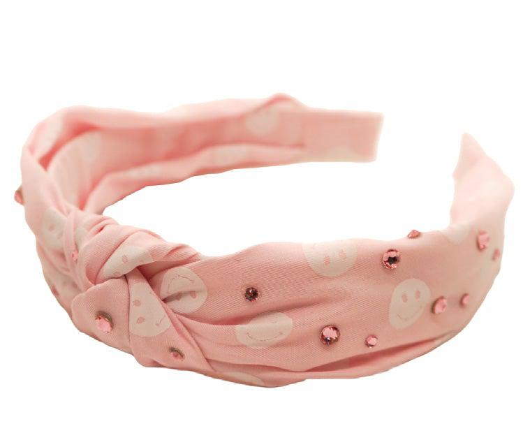 Pink Chicken Smile Knot Headband - Light Pink 