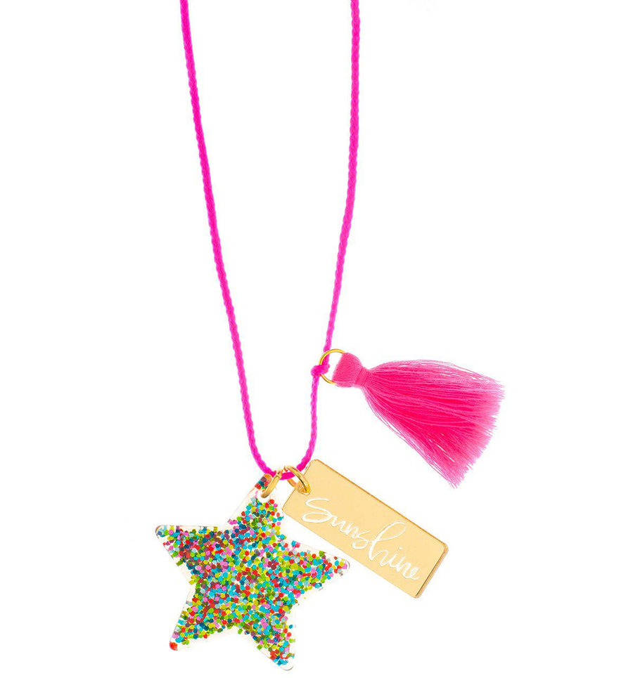Pink Chicken Sunshine Necklace 