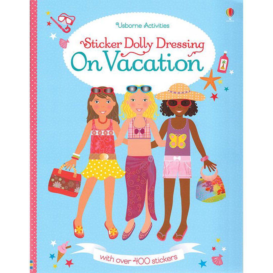 Sticker Dolly Dressing Vacation Pink Chicken