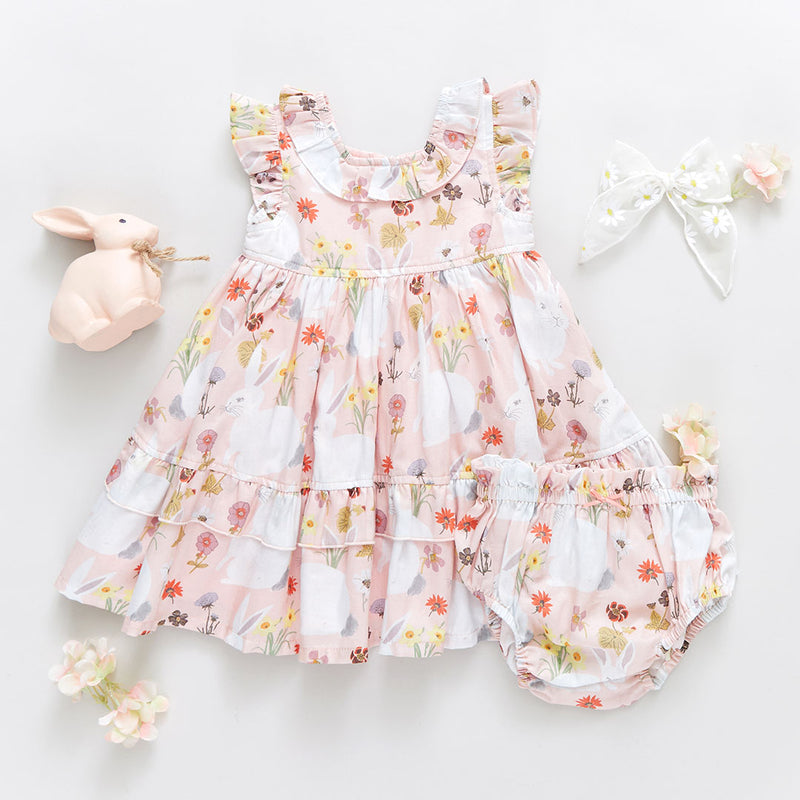 Baby Girls Judith Dress Set - Rabbit Garden