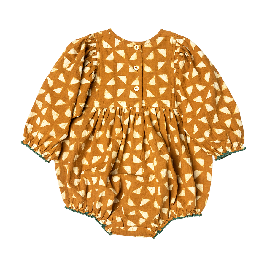 Baby Girls Arianna Bubble - Gold Triangle
