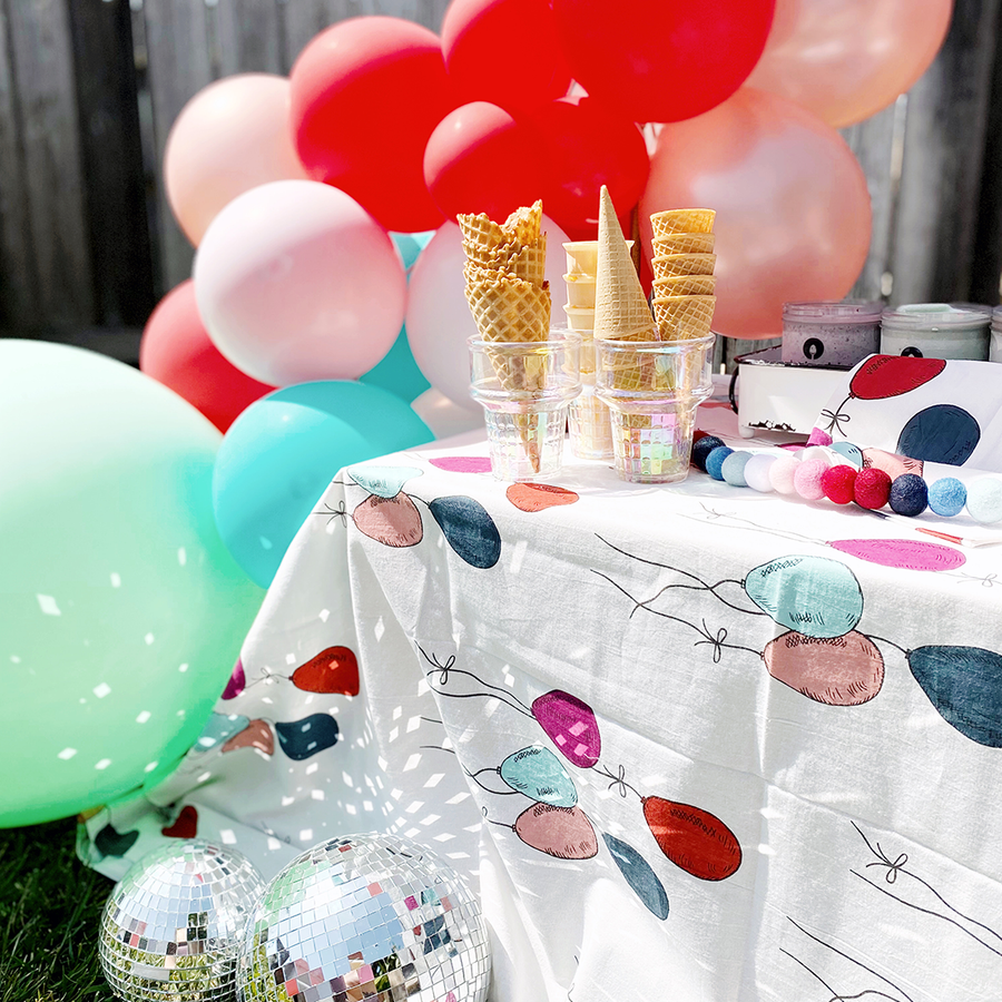 4-Pack Napkin Set - Multi Balloons