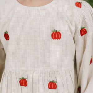 Baby Bea Bubble - Pumpkin Embroidery