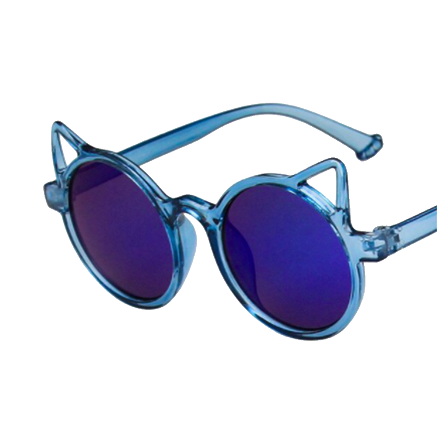 Kitty Cat Sunglasses - Blue