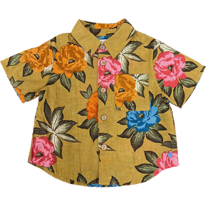 Boys Jack Shirt - Hawaiian Floral