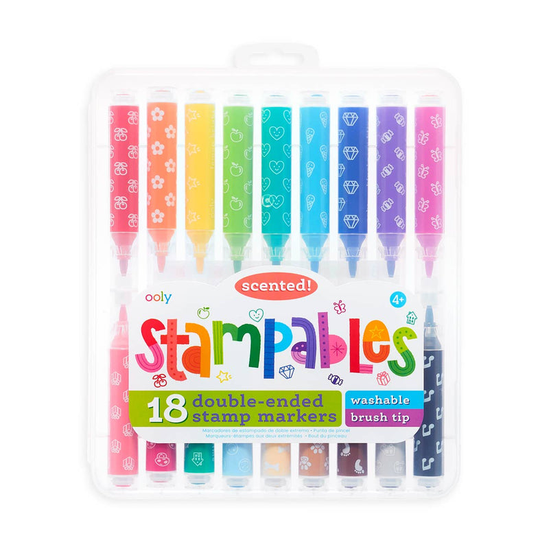 Pink Chicken Stampables Double Ended Scented Markers 