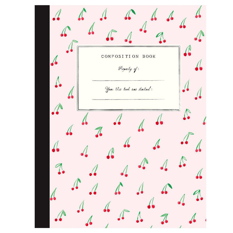Pink Chicken Composition Notebook - Cherries on Top 