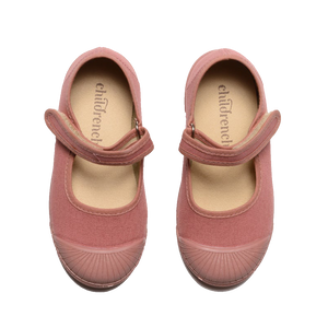 Pink Chicken Canvas Mary Jane Captoe Sneaker - Dark Rose Pink 21 