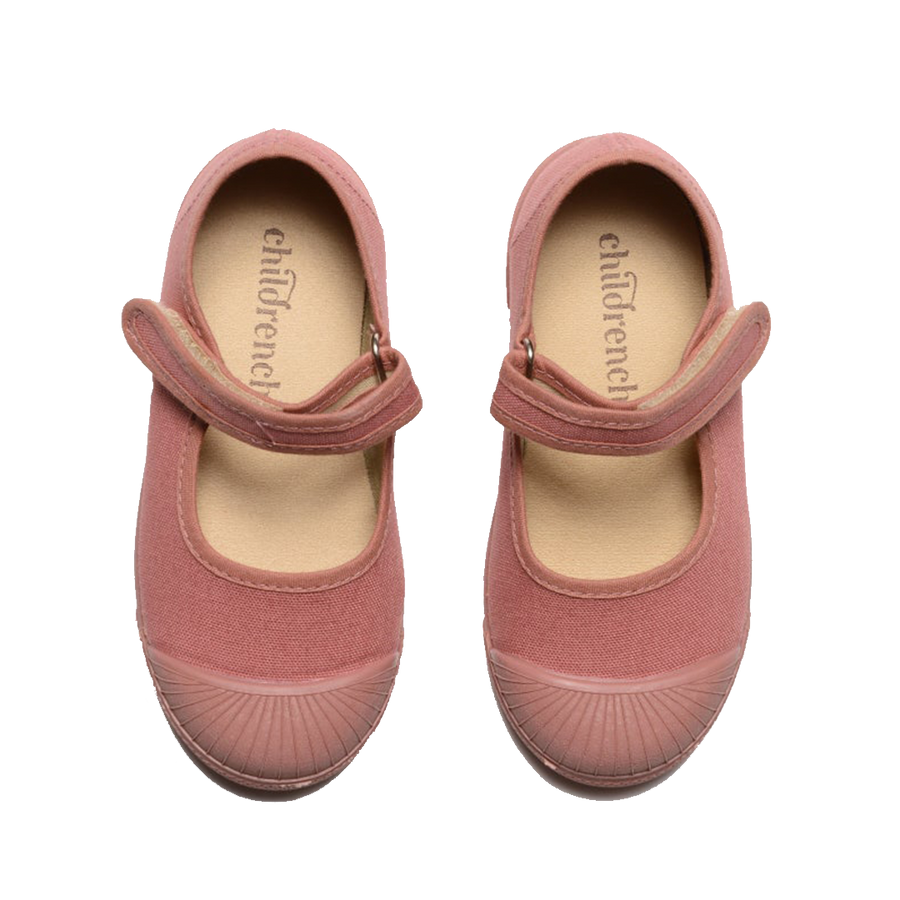 Pink Chicken Canvas Mary Jane Captoe Sneaker - Dark Rose Pink 21 