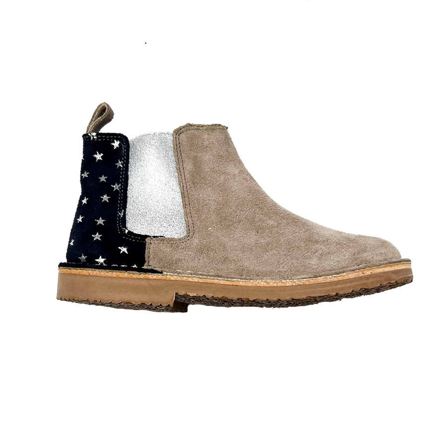 Suede Chelsea Boot - Taupe