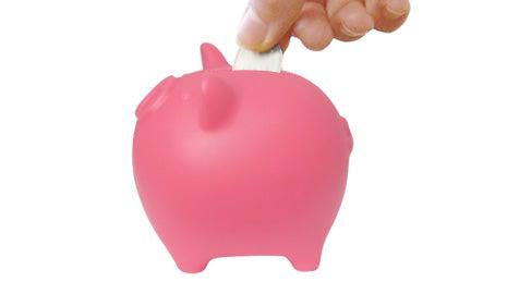 Pink Chicken Coink! Mini Piggy Bank - Blue 