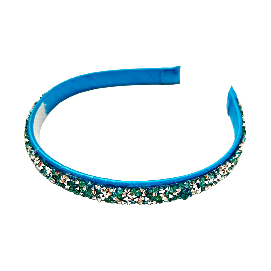 Druzy Quartz 1/2" Headband - Turquoise