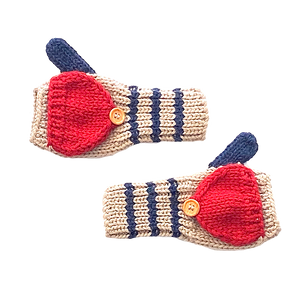Cabbages & Kings: Fingerless Glove - Nautical 2