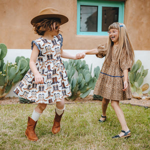 Girls Nell Dress - Cowboy Boots