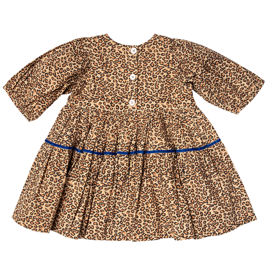 Girls Maribelle Dress - Mini Leopard