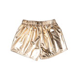 Girls Millie Metallic Short - Gold