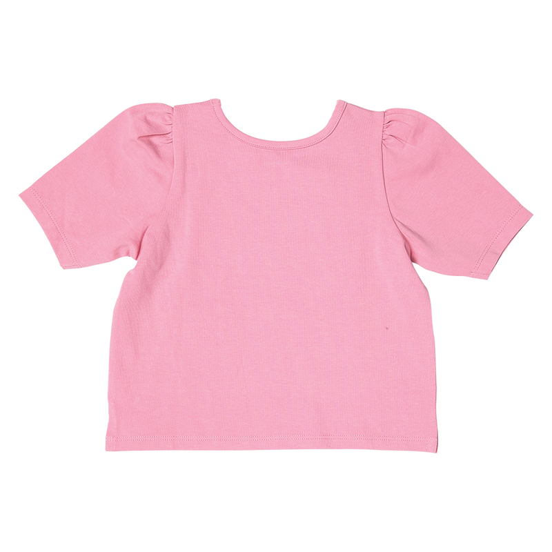 Girls Organic Kasey Top - Pink