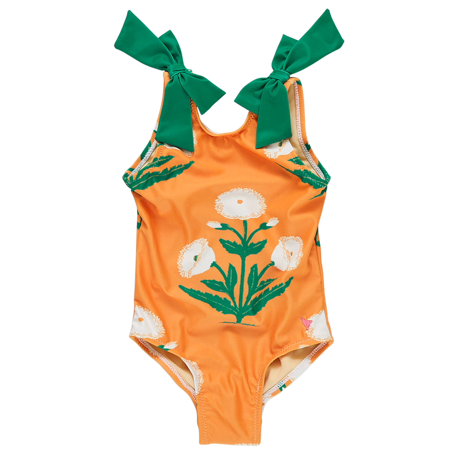 Girls Shelly Suit - Orange Dandelion