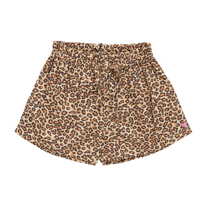Girls Theodore Short - Mini Leopard