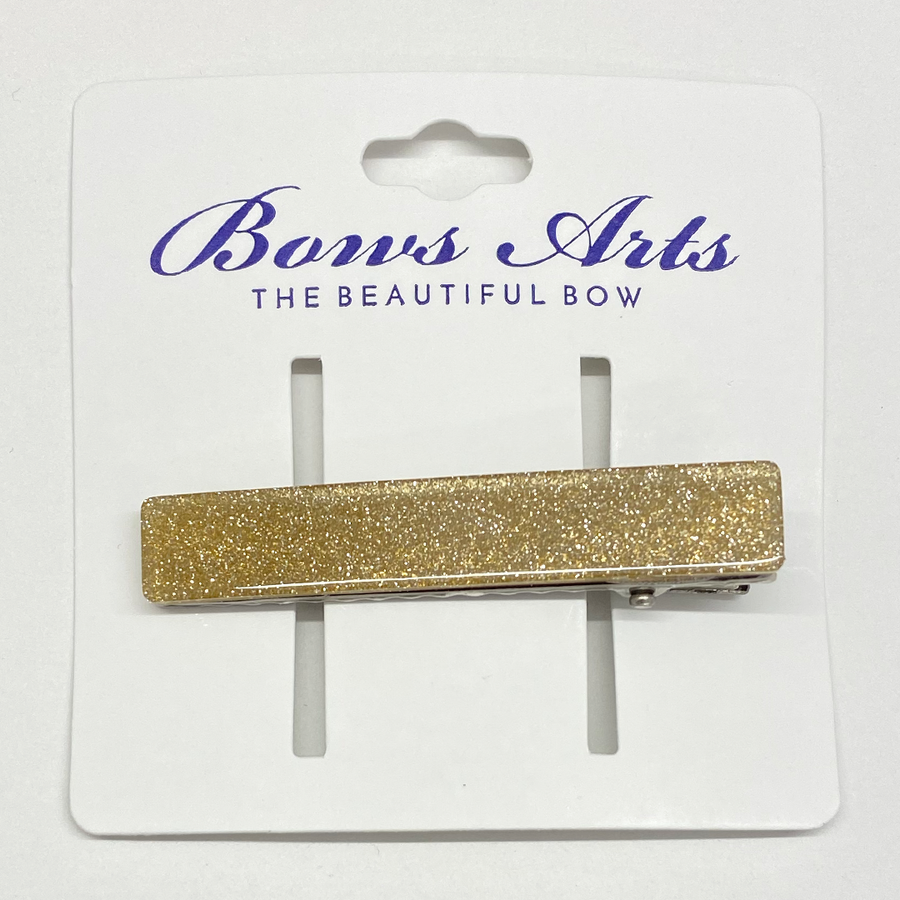 Glitter Bar Clip - Gold