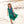 Girls Silk Kelsey Dress - Magenta Green Tie Dye