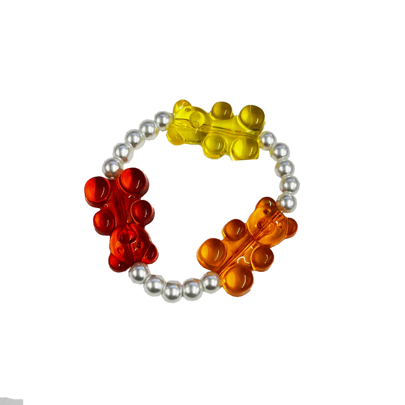Gummy Bear Bracelet - Orange, Red & Yellow