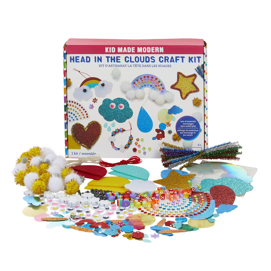 Pink Chicken Head in the Clouds Craft Kit 