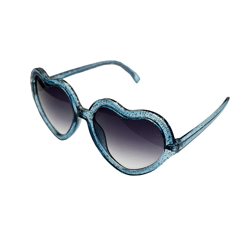 Tiny Heart Sunglasses - Blue