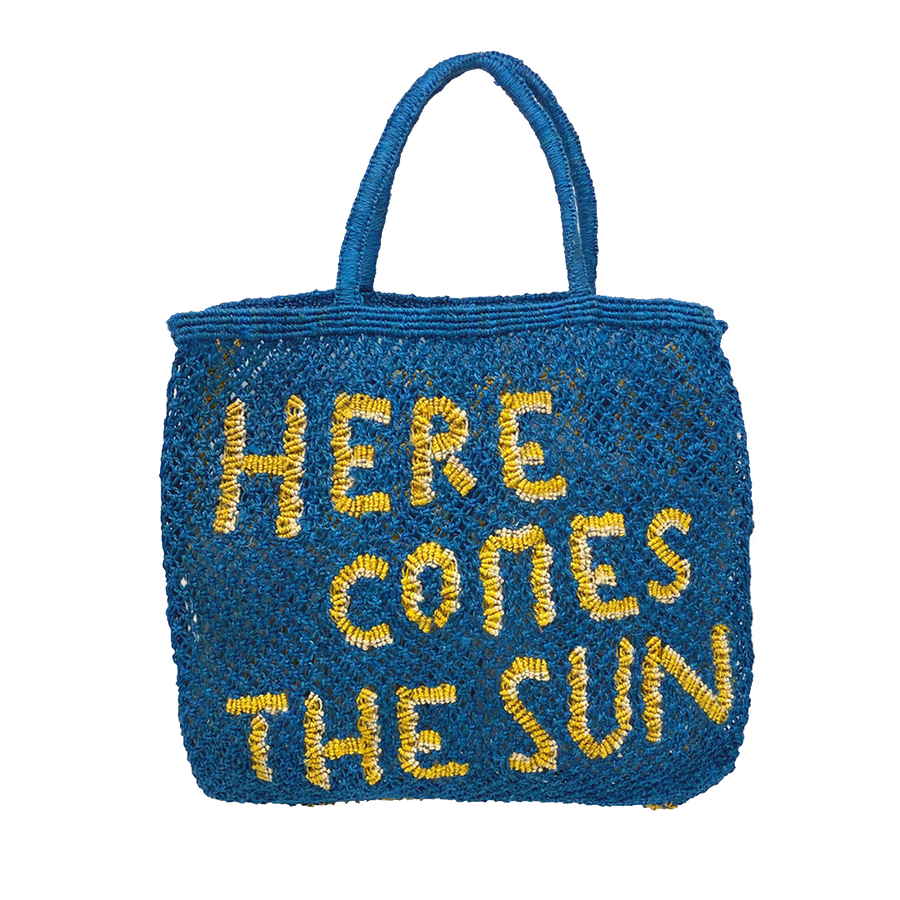 Pink Chicken Beach Bag - Here Comes the Sun (Cobalt) 