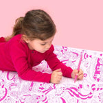 Pink Chicken Lily Unicorn Giant Folded Poster 