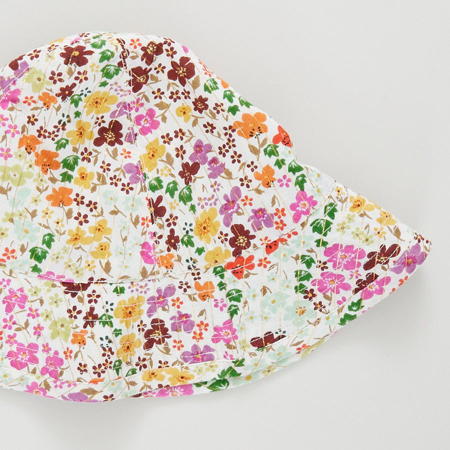 Baby Girls Sun Hat - Multi Ditsy Floral
