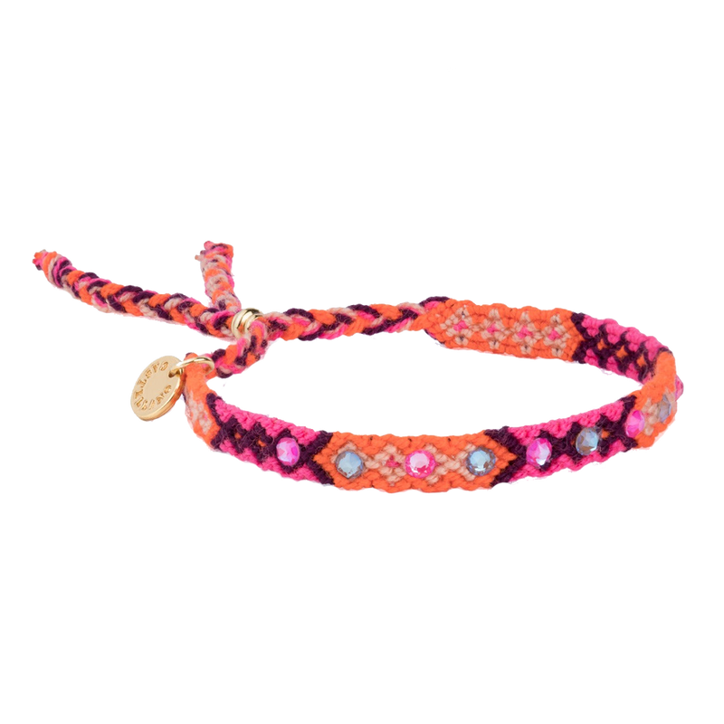 Wayuu Skinny Bracelet - Orange