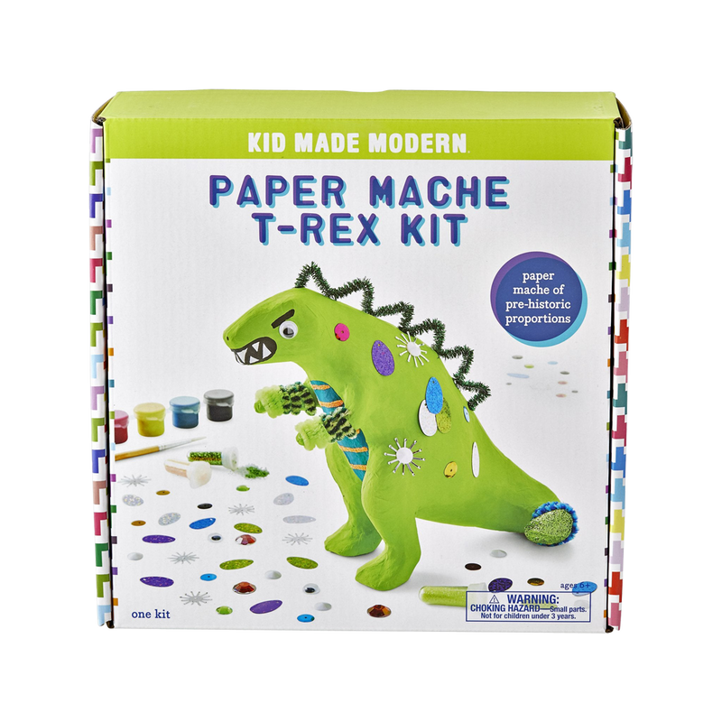 Pink Chicken Paper Mache T-Rex Kit 