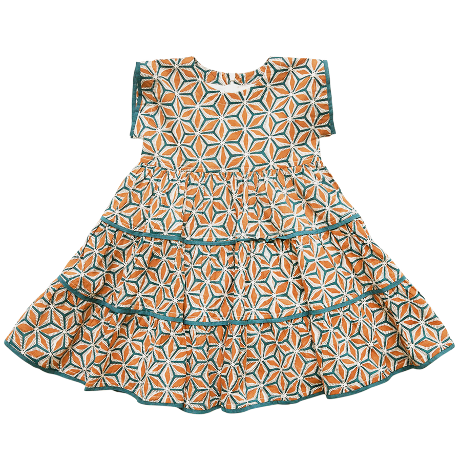 Girls Peachy Dress - Kaleidoscope